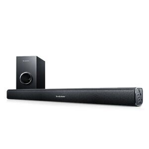NIB Brookstone 37″ 2.1 Home Theater Sound Bar with Wireless Subwoofer